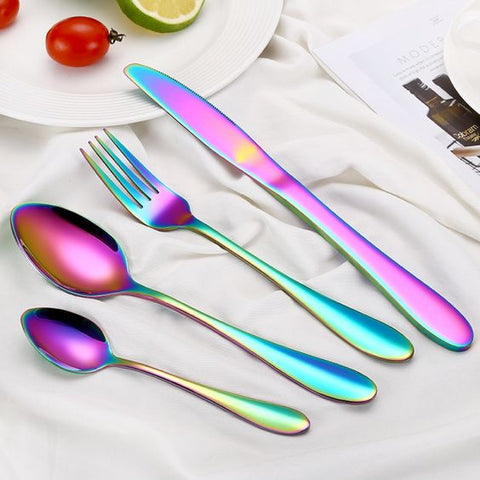 Rainbow 5 Pieces Set Cutlery