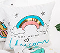 Turquoise Unicorn Collection Cushion Cover