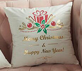 Christmas White and Gold Collection Cushion Cover